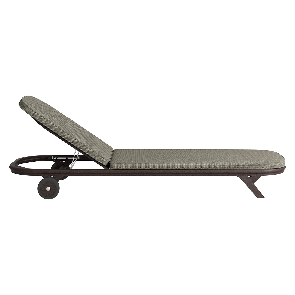 Kona Outdoor Patio Teak Wood Chaise Lounge Chair by Modway
