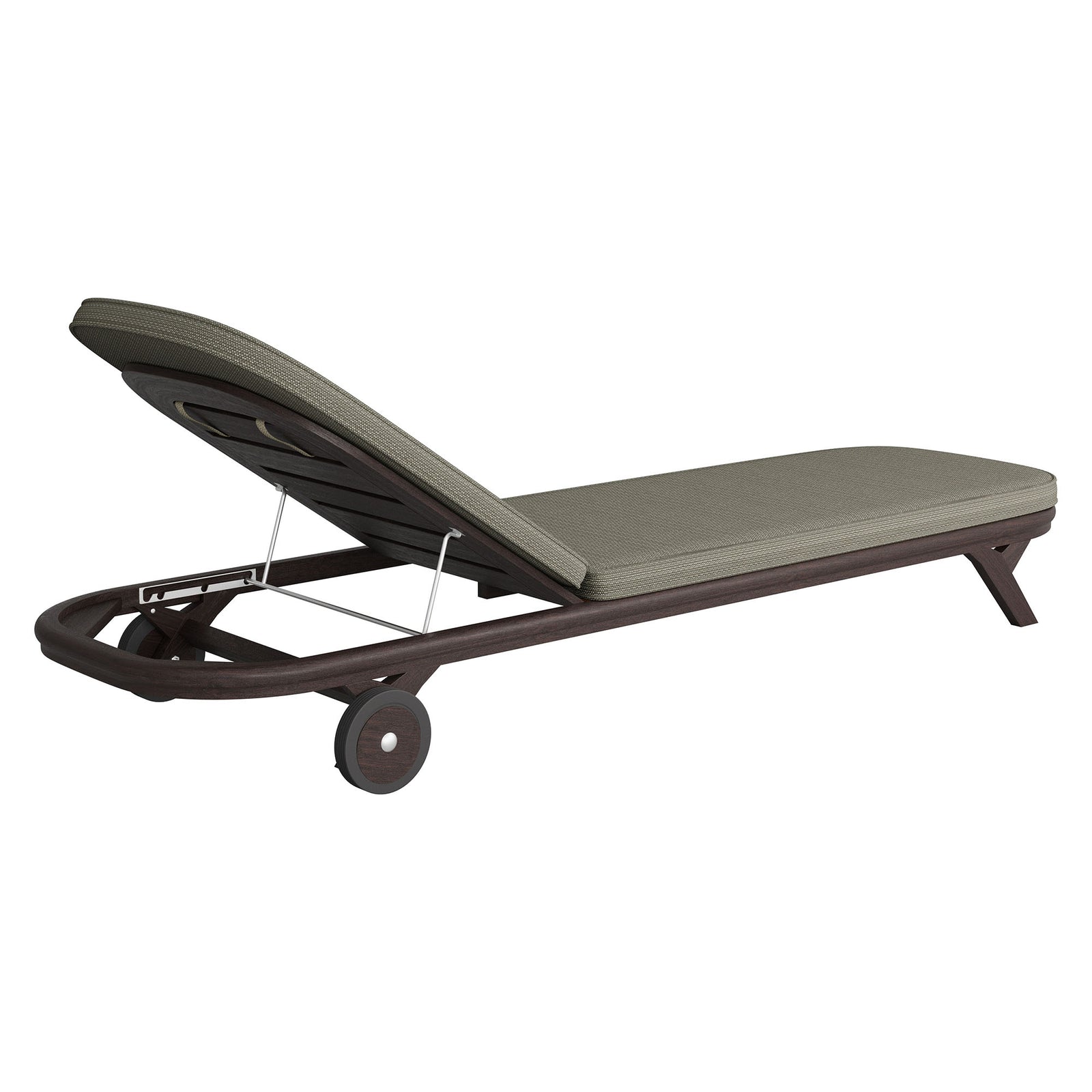 Kona Outdoor Patio Teak Wood Chaise Lounge Chair by Modway