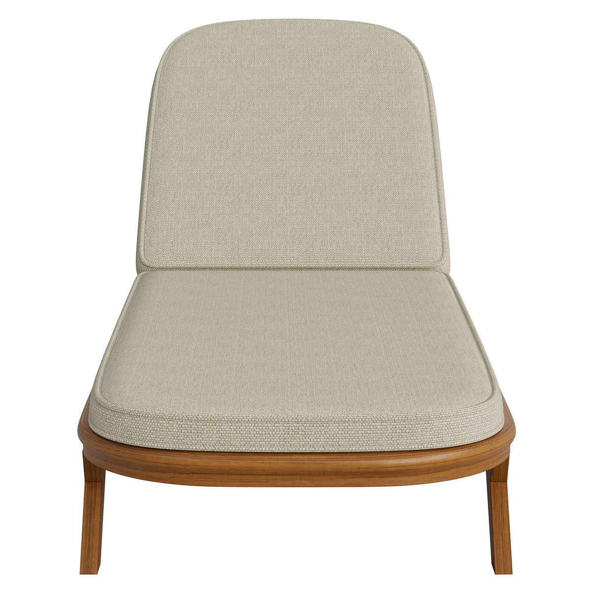 Kona Outdoor Patio Teak Wood Chaise Lounge Chair by Modway