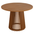 Lane 39 Inch Round Outdoor Patio Teak Wood Dining Table by Modway