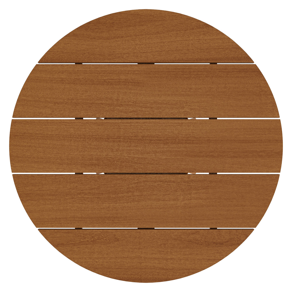 Lane 31 Inch Round Outdoor Patio Teak Wood Bar Table by Modway