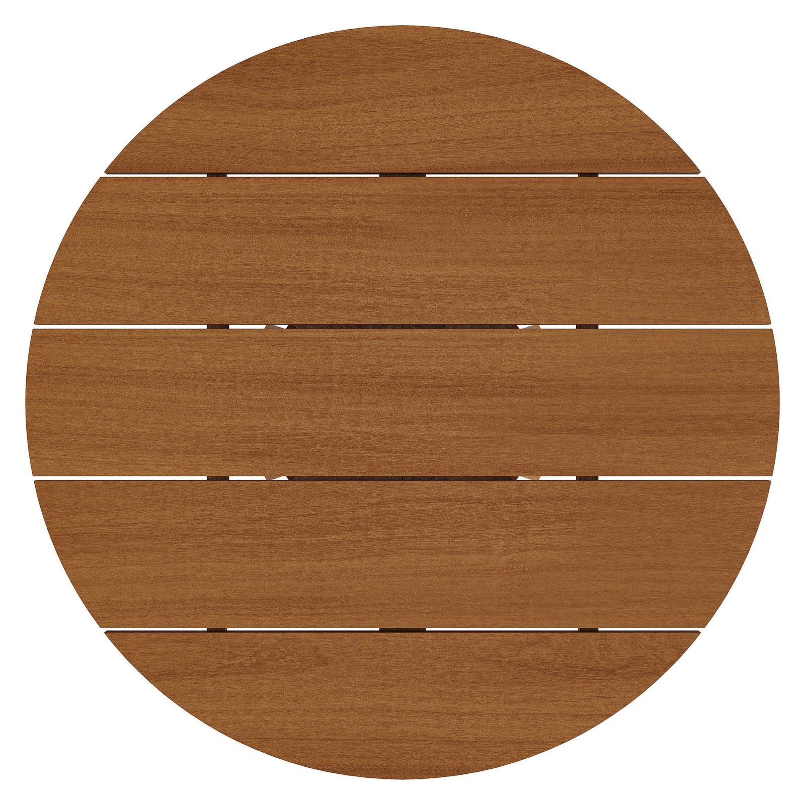 Lane 31 Inch Round Outdoor Patio Teak Wood Bar Table by Modway