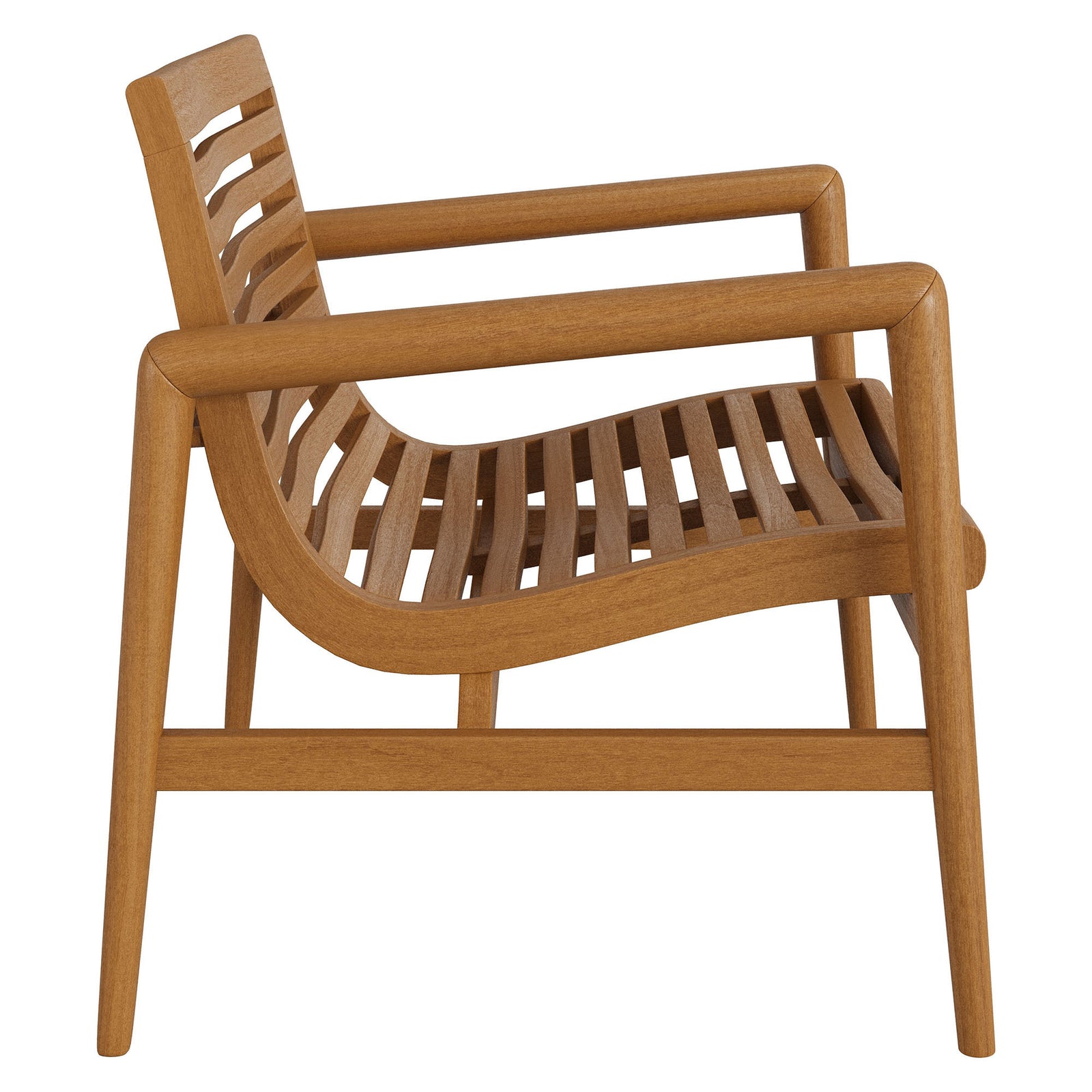 Hayden Outdoor Patio Teak Wood Armchairs Set of 2 by Modway