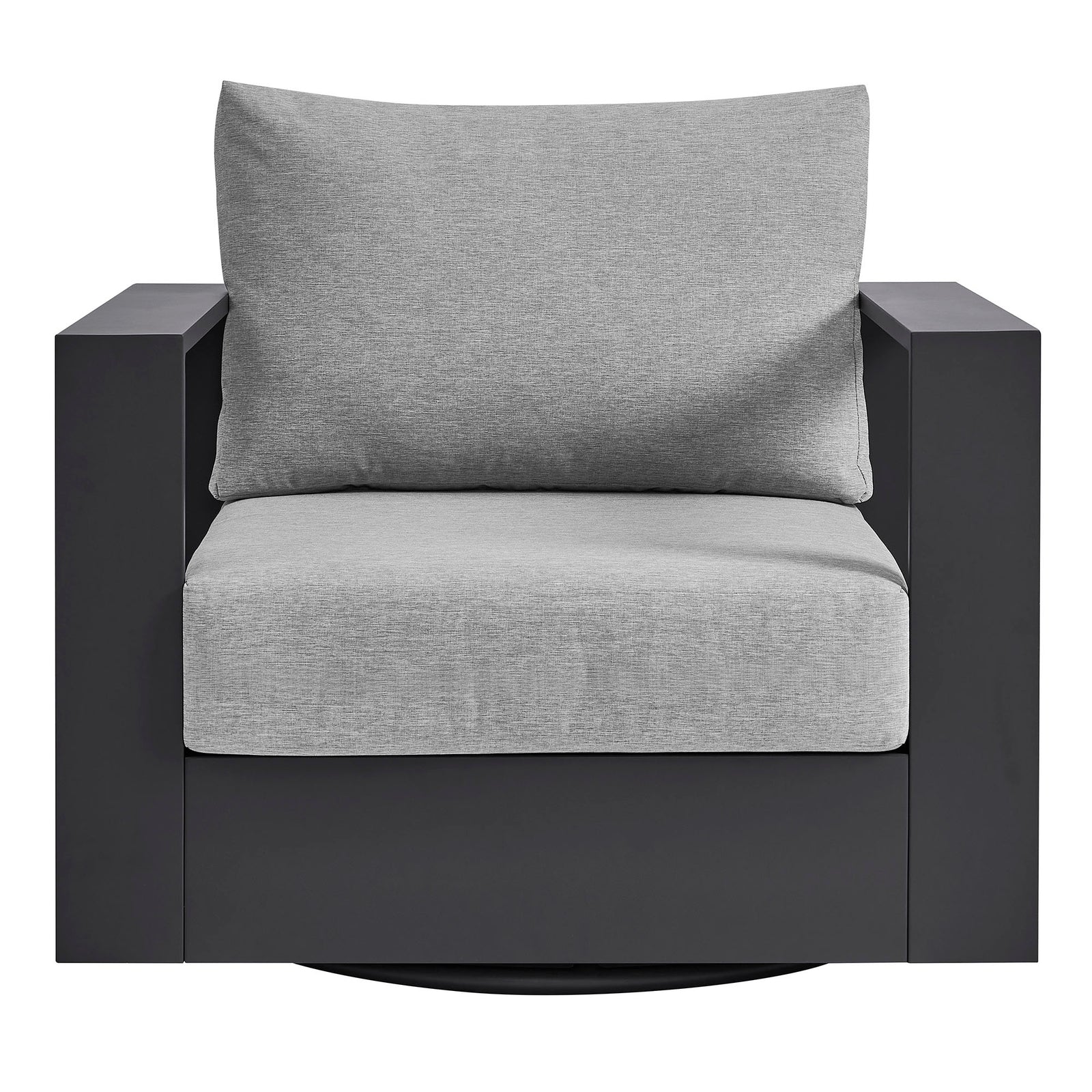 Tahoe Outdoor Patio Powder-Coated Aluminum Swivel Armchair by Modway