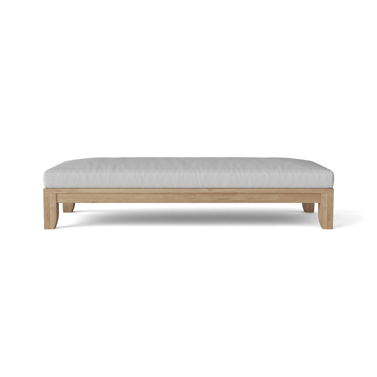 Riviera 72" Luxe Teak Daybed with Sunbrella Cushions