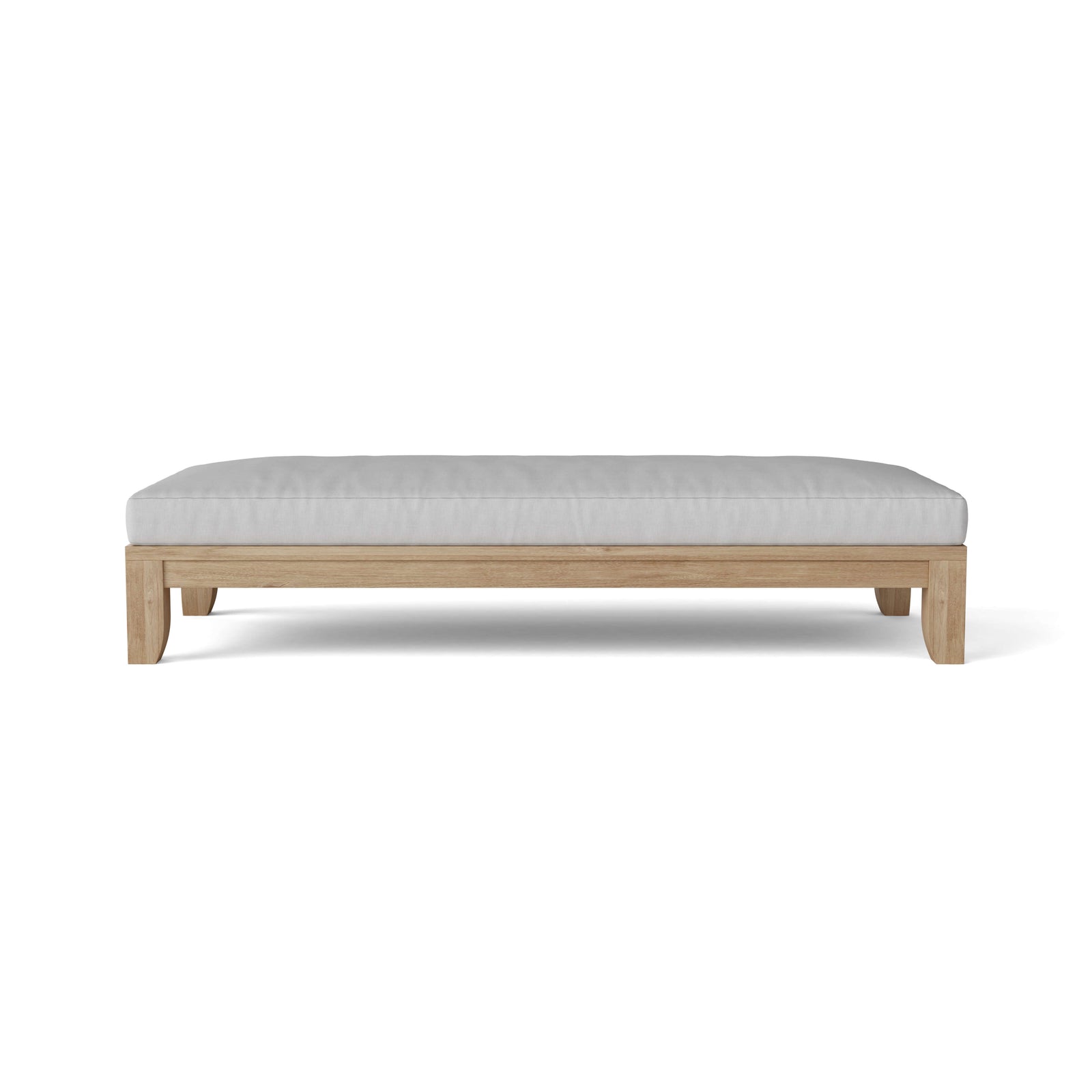 Riviera 72" Luxe Teak Daybed with Sunbrella Cushions