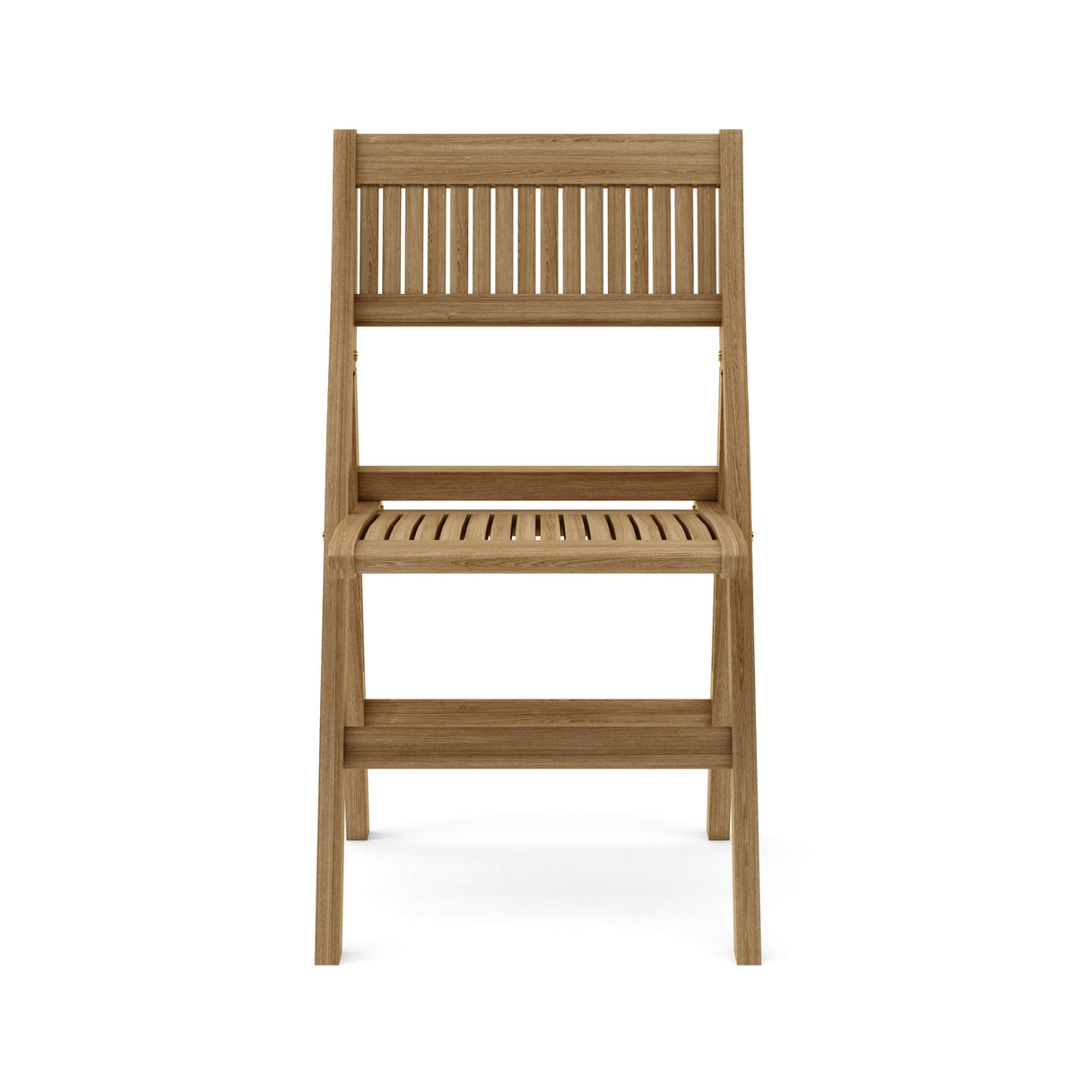 Wooden chair on a white background