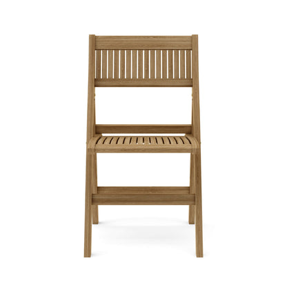 Wooden chair on a white background