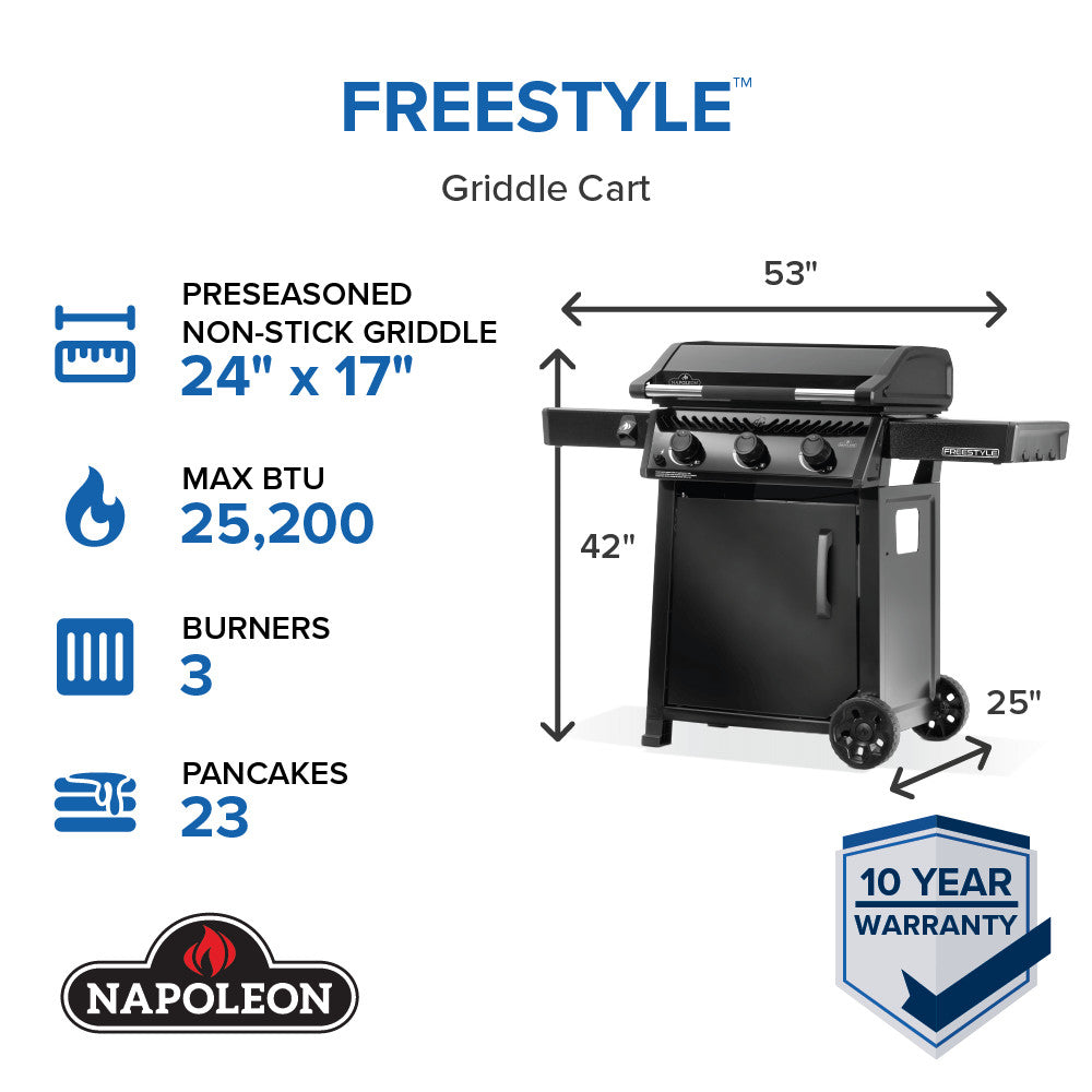 Freestyle Griddle infographic 1