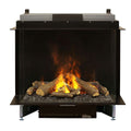e-MatriX 32"x26" Electric Firebox - Three-Sided (Bay) Front Glass