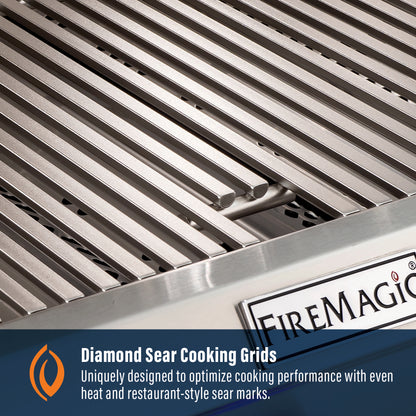 Fire Magic E1060i Echelon Diamond 48 Inch Grill - Diamond sear cooking grids feature
