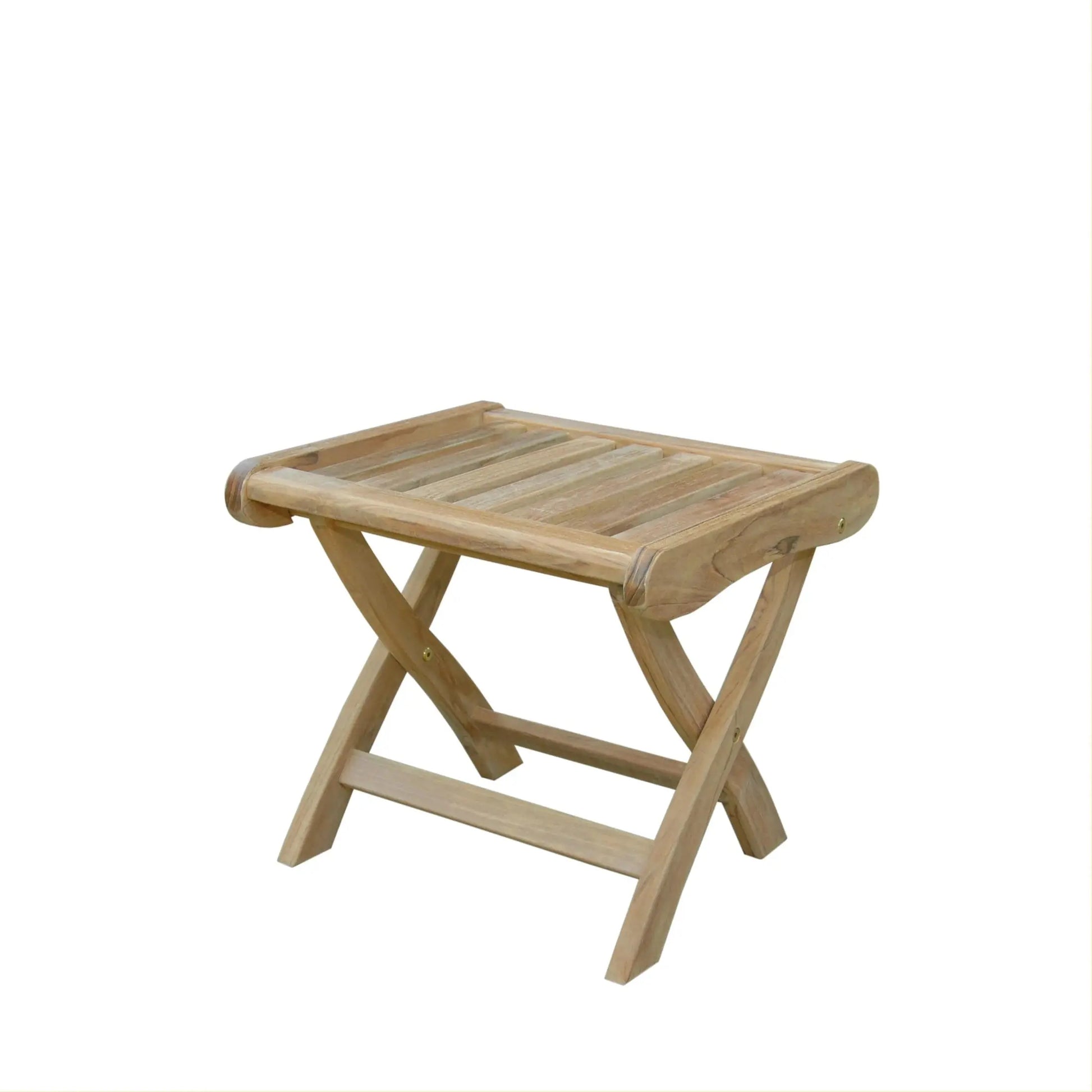 Bahama Katana 4-Pc Teak Recliner & Folding Table Set with Ottoman | BetterPatio // BetterPatio.com