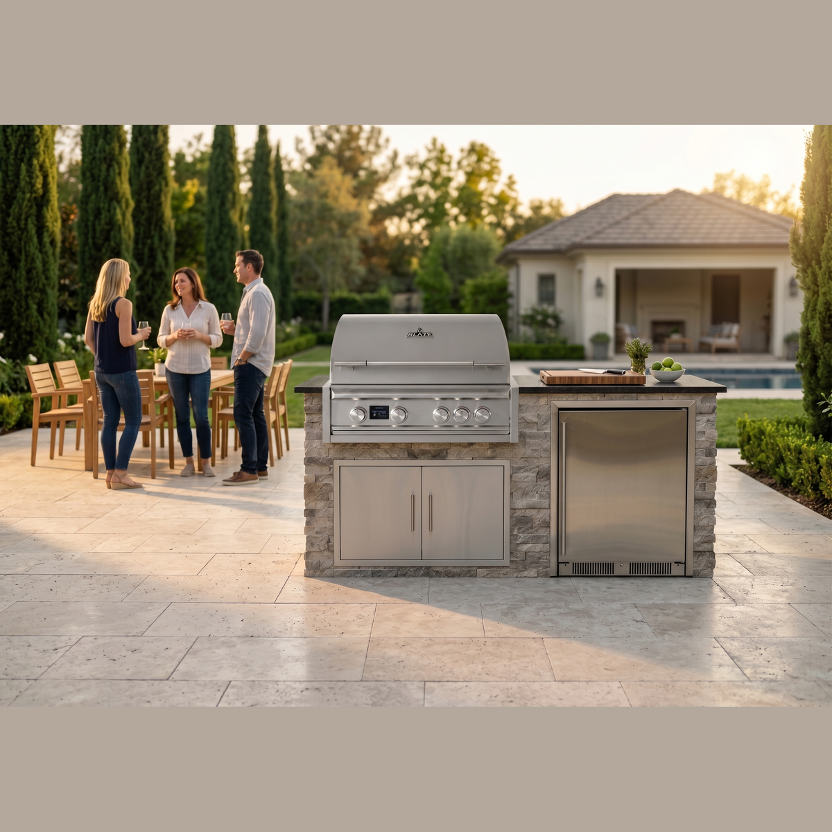 72" Blaze Quick Ship Island Better Patio