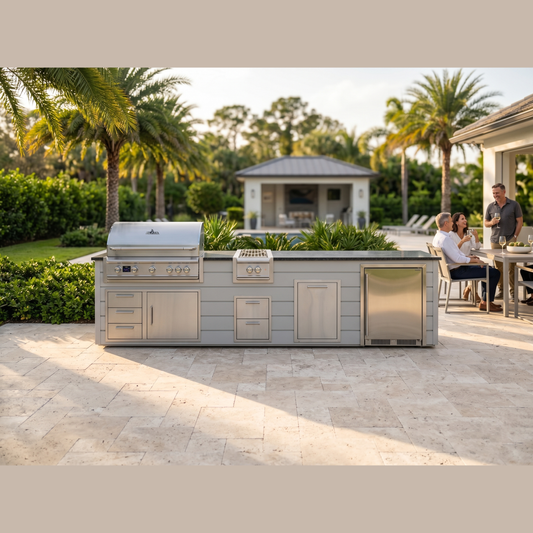 Summit — 144" Outdoor Kitchen Island Better Patio