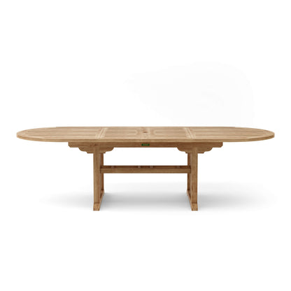 Wooden outdoor table on a white background
