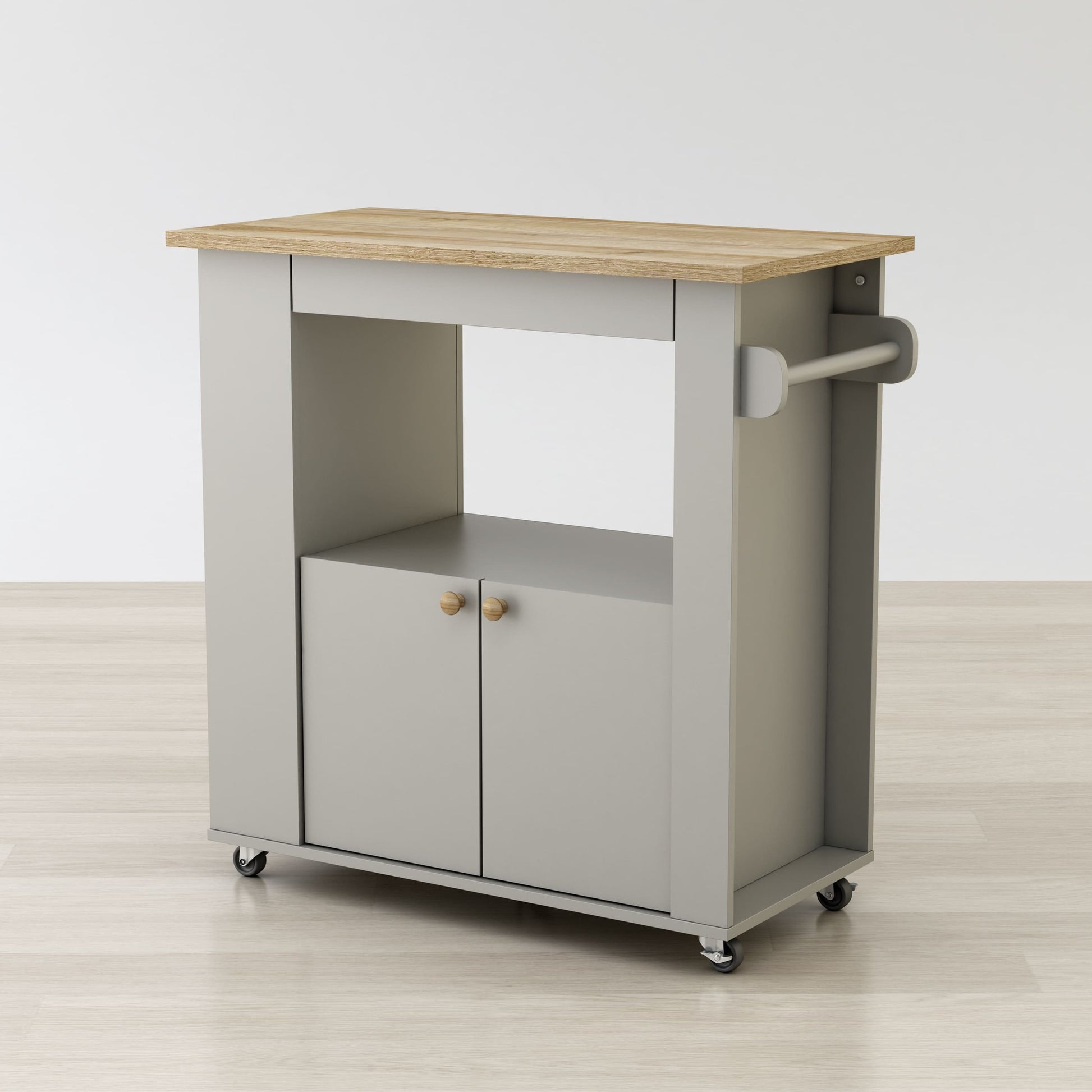Astor 35" Kitchen Cart with Wheels & Storage | BetterPatio // BetterPatio.com