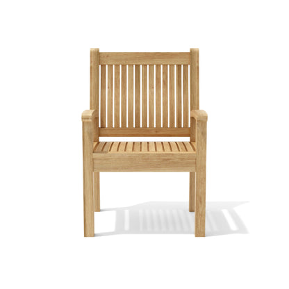 Wooden chair on a white background