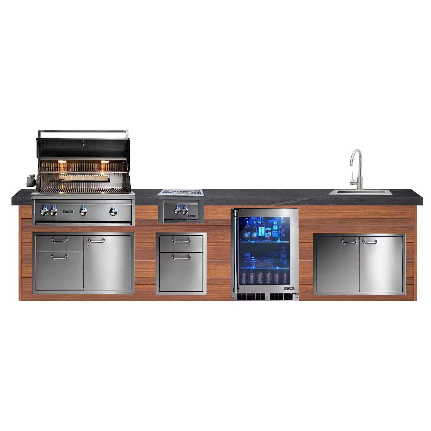 Lynx Professional 8 Foot Luxury Outdoor Grill Island // BetterPatio.com