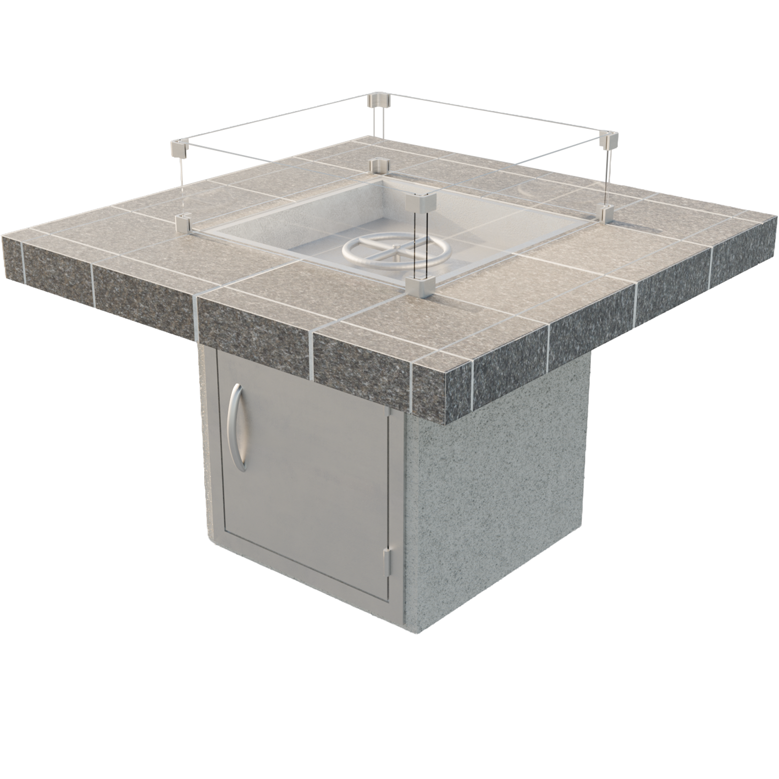 Mesa S201M Fire Pit - isolated view