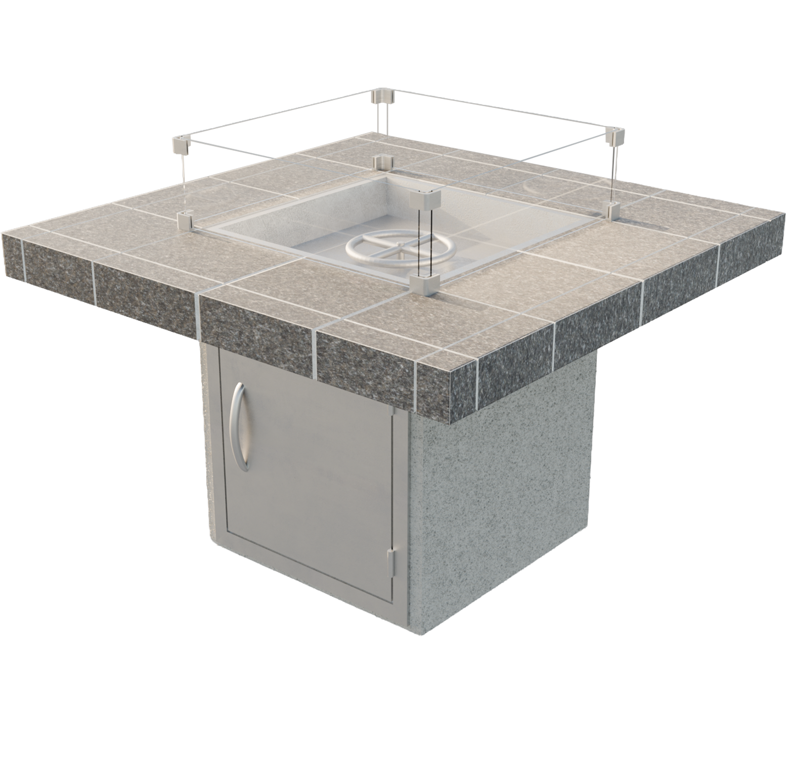 Mesa S201M Fire Pit - isolated view