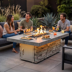 Mojave – Modern Outdoor Gas Fire Pit