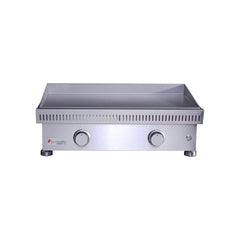 Le Griddle Commercial Series 75 Inch 2-Burner Built-In Gas Griddle with Interior Lights - OML75C3