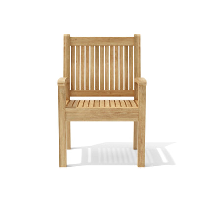 Wooden chair on a white background