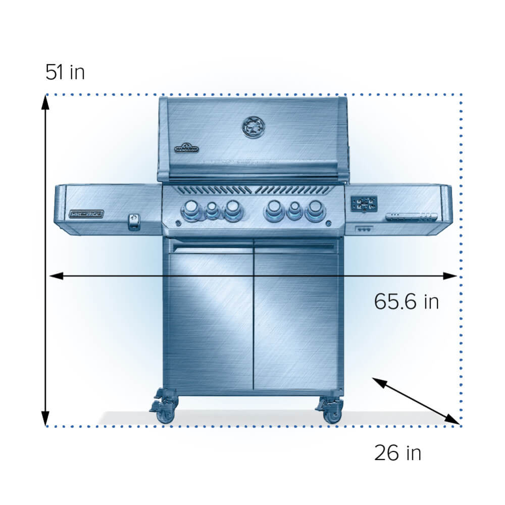 Napoleon PHANTOM PRESTIGE® 500 Connected RSIB with Infrared Side and Rear Burners