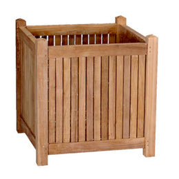 Teak Wood Planter Box - Durable & Stylish
