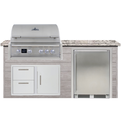 2S-PRO-DDC 72" Blaze Waterfall Island