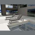 Lucca 5-Piece Aluminum Deep Seating Set - Outdoor Modular Sofa with Sunbrella Cushions