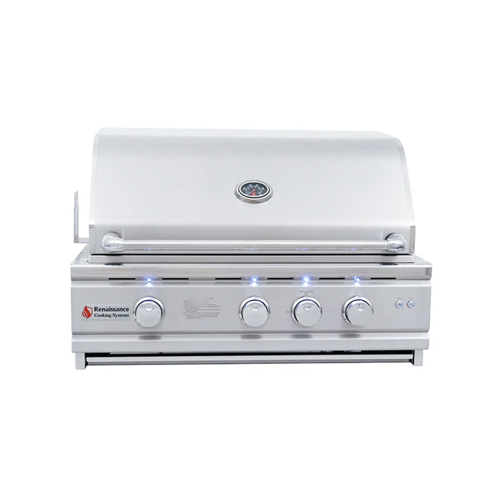 RCS 30 Inch Cutlass Pro Grill RC30BL - main product front view stainless steel