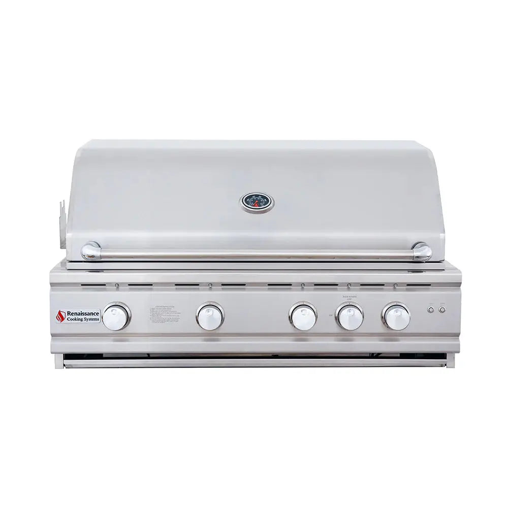 RCS 38 Inch Cutlass Pro Grill RC38BL - main product front view stainless steel