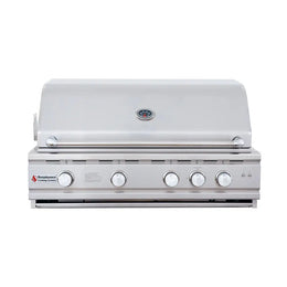 RCS 38 Inch Cutlass Pro Grill, Blue LED Lights, Rear Burner