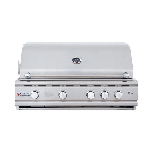 RCS 38 Inch Cutlass Pro Grill RC38BL - main product front view stainless steel