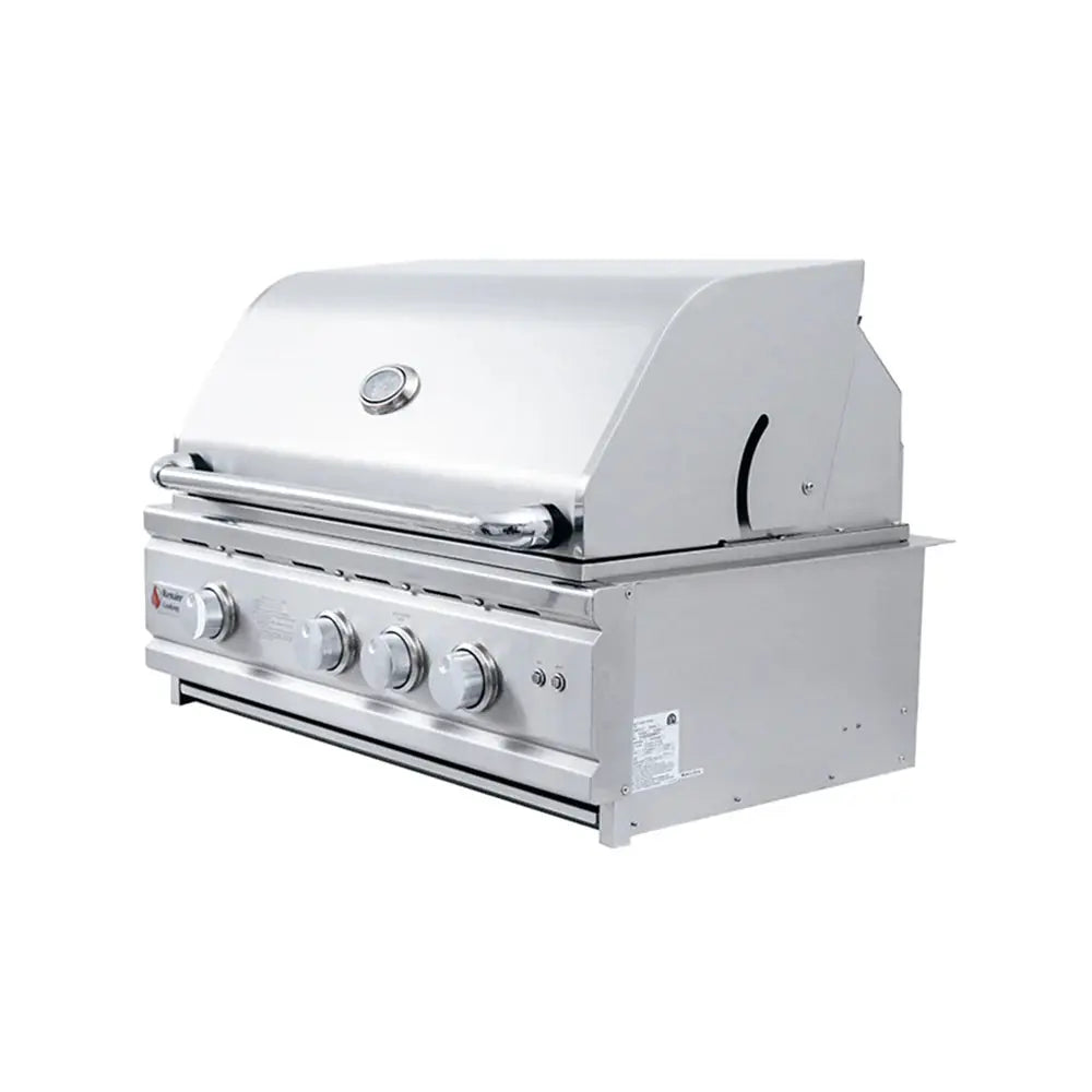 RCS 30 Inch Cutlass Pro Grill RC30BL - stainless steel burner grates close-up