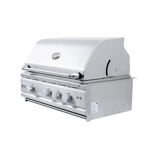 RCS 30 Inch Cutlass Pro Grill RC30BL - stainless steel burner grates close-up