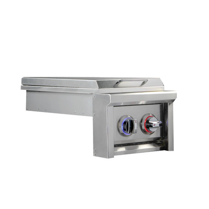 RCS Cutlass Elite Double Side Burner with Color Changing Knobs CDB1EL RCS