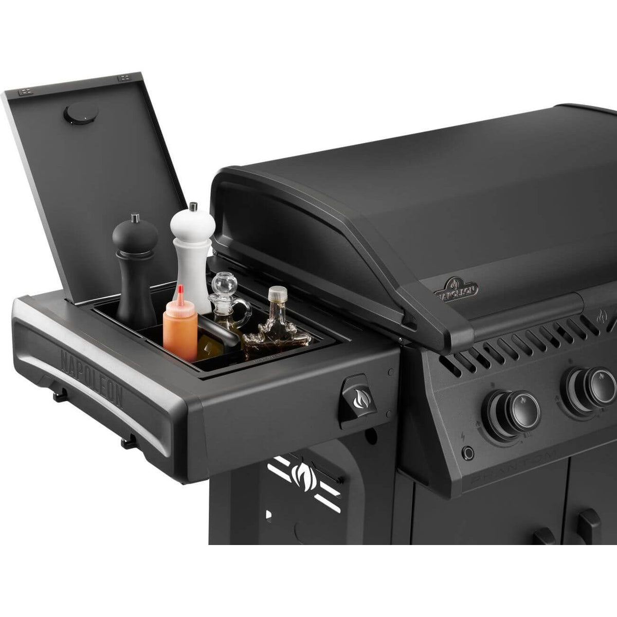 Rogue PRO Phantom 30 Griddle shelf caddy detail