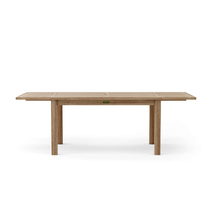 Bahama Rialto 11-Piece Rectangular Dining Set – Teak Dining Set | BetterPatio // BetterPatio.com