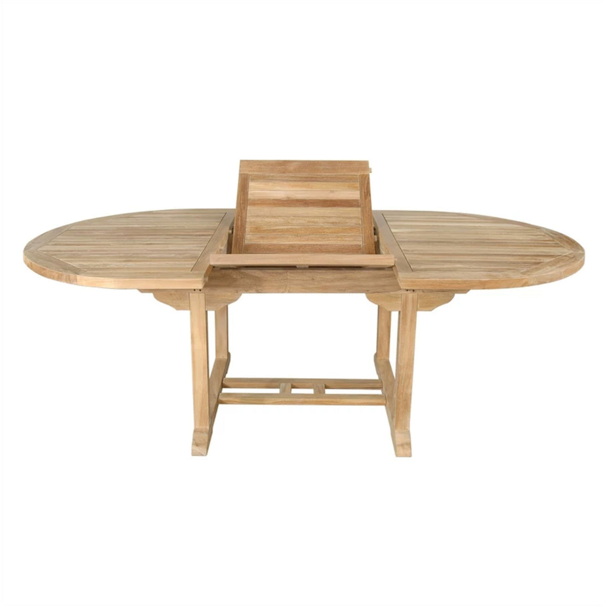 Bahama Sahara 9-Piece 87" Oval Dining Set – Extendable Teak Table | BetterPatio // BetterPatio.com