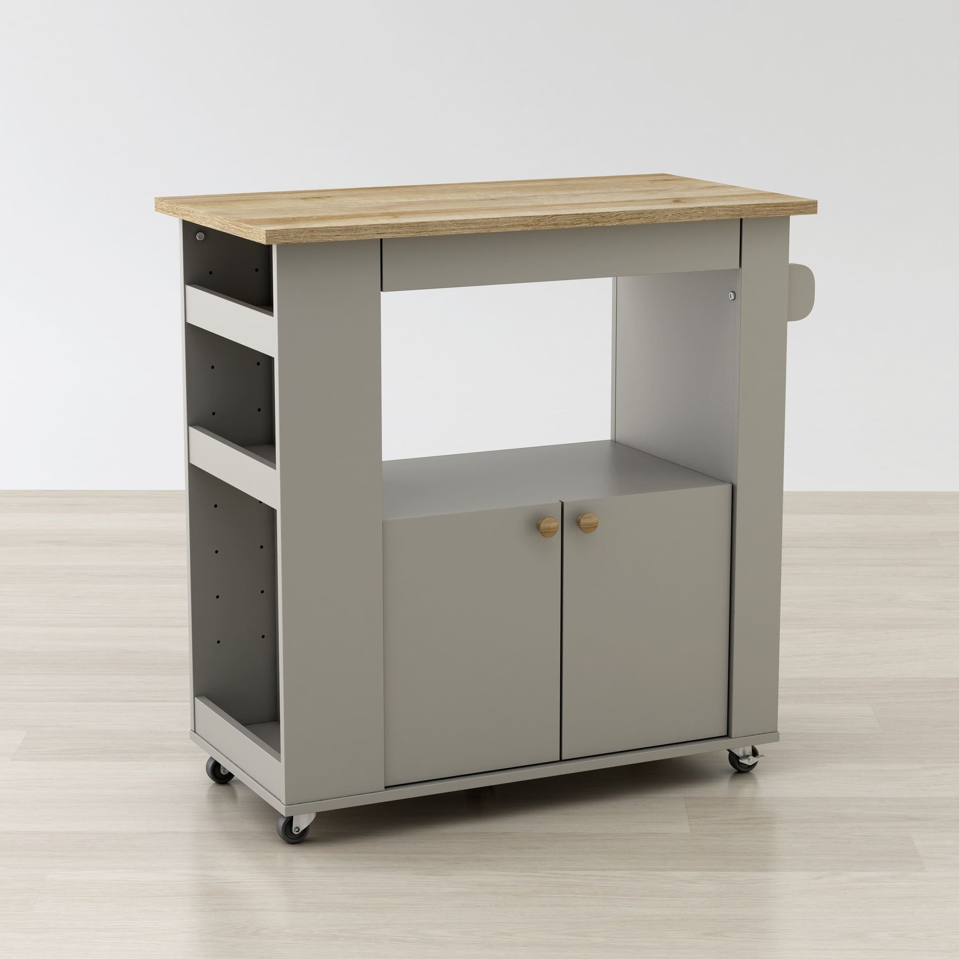 Astor 35" Kitchen Cart with Wheels & Storage | BetterPatio // BetterPatio.com