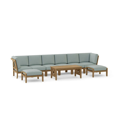 Bahama Chicago 7-Piece Teak Outdoor Dining Set Chair B | BetterPatio // BetterPatio.com