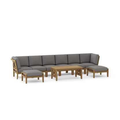 Bahama Chicago 7-Piece Teak Outdoor Dining Set Chair B | BetterPatio // BetterPatio.com