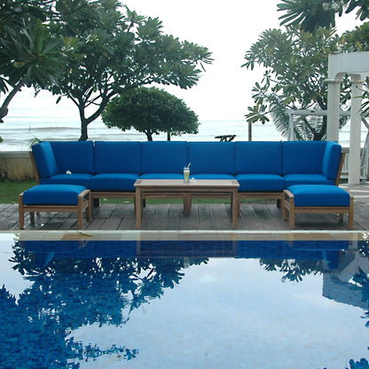 Bahama Chicago 7-Piece Teak Outdoor Dining Set Chair B | BetterPatio // BetterPatio.com