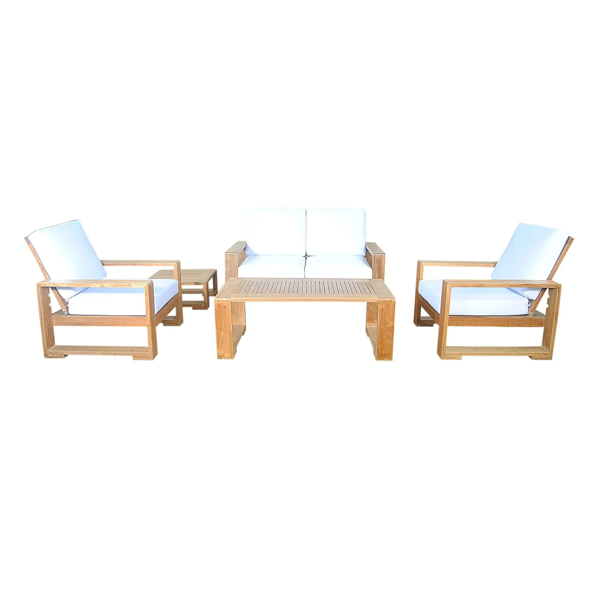 Bahama Chicago 7-Piece Teak Outdoor Dining Set Chair B | BetterPatio // BetterPatio.com