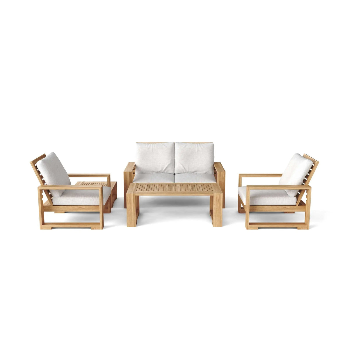 Bahama Chicago 7-Piece Teak Outdoor Dining Set Chair B | BetterPatio // BetterPatio.com