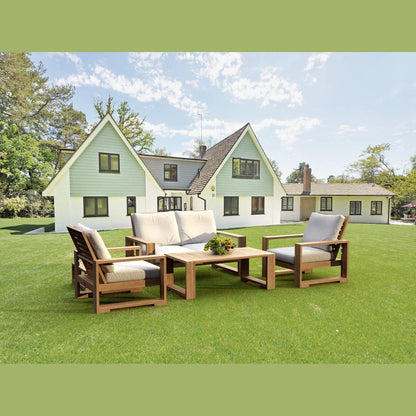 Bahama Chicago 7-Piece Teak Outdoor Dining Set Chair B | BetterPatio // BetterPatio.com
