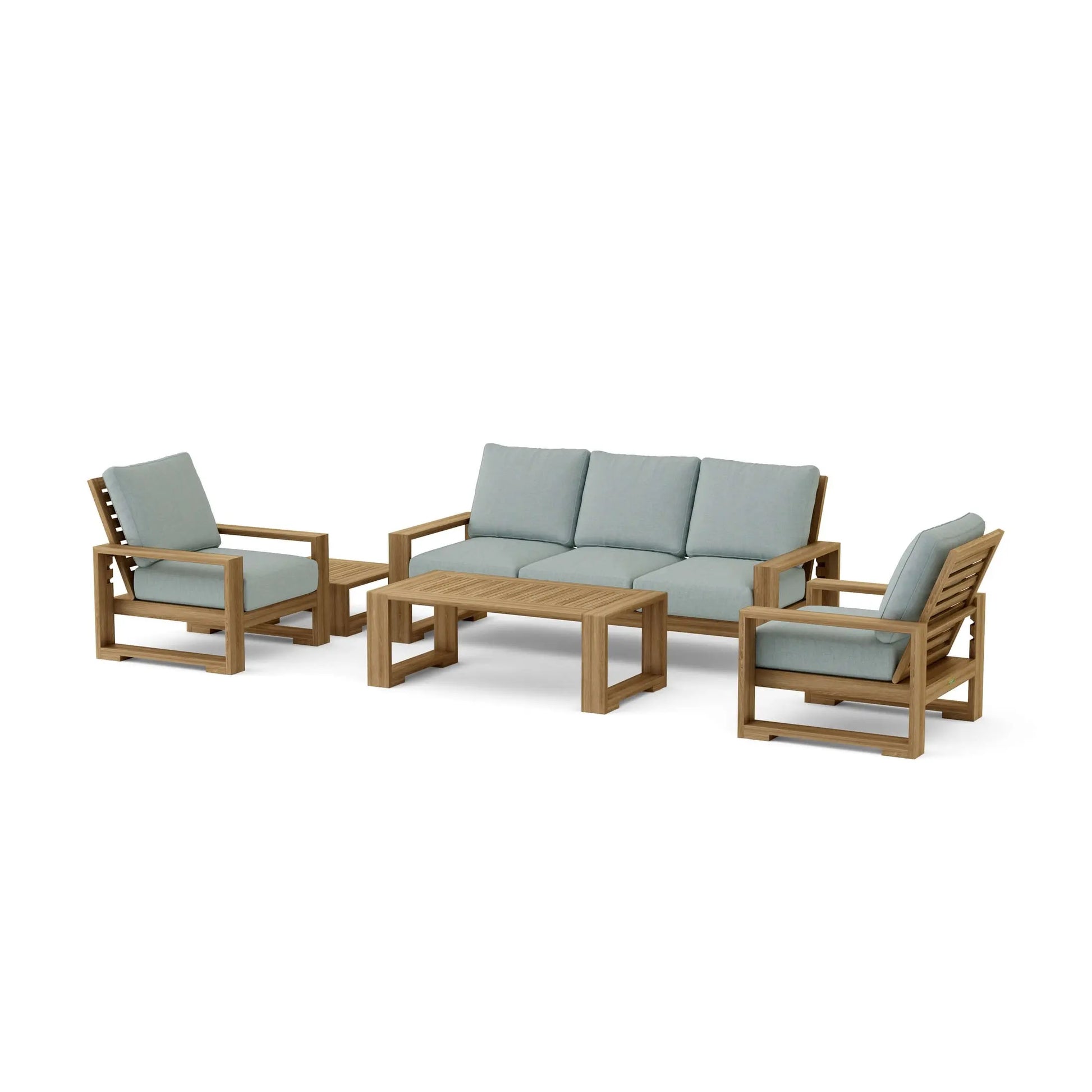 Bahama Chicago 7-Piece Teak Outdoor Dining Set Chair B | BetterPatio // BetterPatio.com