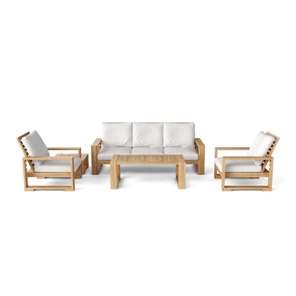 Bahama Chicago 7-Piece Teak Outdoor Dining Set Chair B | BetterPatio // BetterPatio.com
